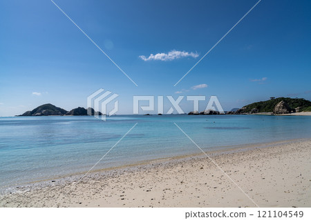 Aharen Beach on Tokashiki Island in the Kerama Islands 121104549