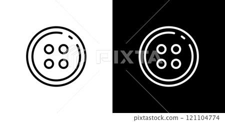Button simple line icon Button simple line icon 121104774