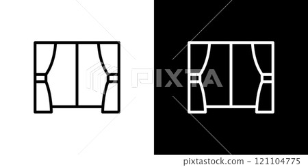 Dry cleaner simple line icon Dry cleaner simple line icon 121104775