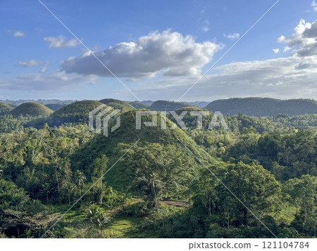 View of the Chocolate Hills, Carmen, Bohol, Philippines View of the Chocolate Hills, Carmen, Bohol, Philippines 121104784
