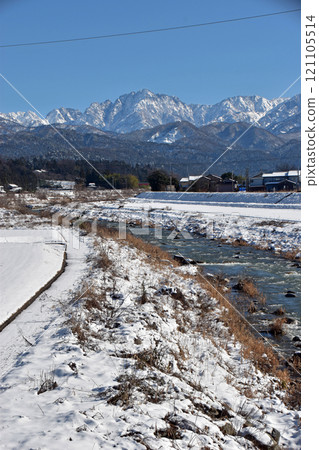 上市河和立山山脈（富山縣上市町） 121105514