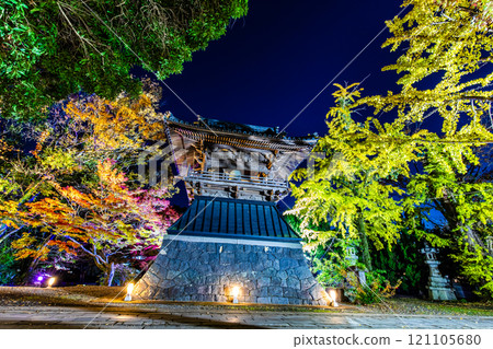 安勝寺的紅葉彩燈【長崎縣諫早市】 121105680