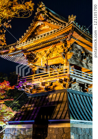 安勝寺的紅葉彩燈【長崎縣諫早市】 安勝寺的紅葉彩燈【長崎縣諫早市】 121105700