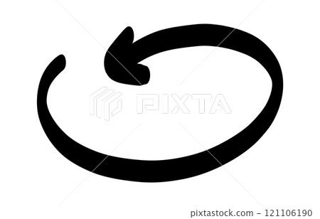 Doodle shapes. Arrows sketch elements. Vector cartoon arrow. Hand drawn icon. 121106190