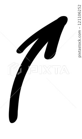 Hand drawn arrow vector icons. Doodle sketch black arrow design for business plan and education. 121106252