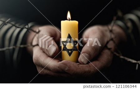 Remembrance day: honoring Holocaust victims, survivors, reflecting on importance of memory, education to prevent future atrocities while promoting tolerance, peace, understanding across communities. Remembrance day: honoring Holocaust victims, survivors, reflecting on importance of memory, education to prevent future atrocities while promoting tolerance, peace, understanding across communities. 121106344