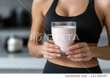 Fitness fuel: protein shake, energizing drink, muscle repair, wellness boost, recovery support, athletic nourishment, post exercise refreshment, balanced intake, health enhancing formula. Fitness fuel: protein shake, energizing drink, muscle repair, wellness boost, recovery support, athletic nourishment, post exercise refreshment, balanced intake, health enhancing formula. 121106347