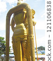 印度教戰神 Murugan (Skanda) 的後視圖，位於黑風洞 (Batu) 121106838