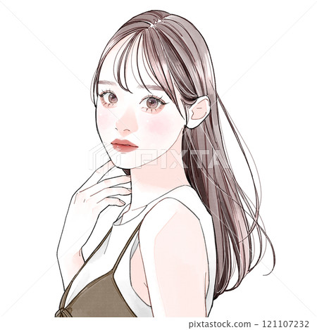 A woman looking back 121107232