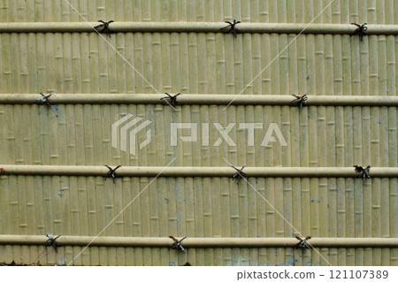 Bamboo fence Bamboo fence 121107389