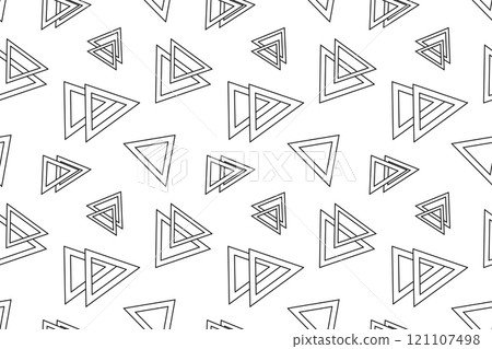 Geometric Triangle Coloring Page Geometric Triangle Coloring Page 121107498