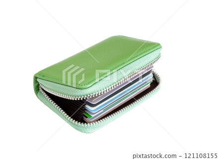 A card case with anti-skimming function for the cashless era [white background, cutout] 121108155