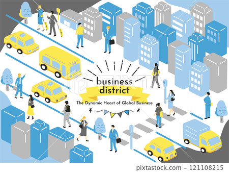 在商業區景觀 121108215