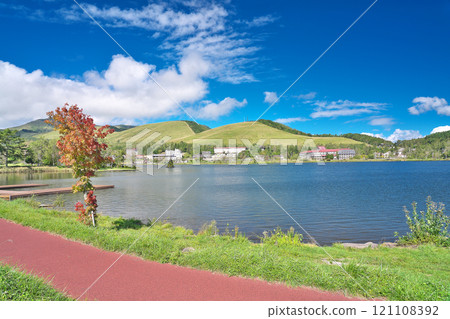 [Lakeside of Lake Shirakaba] Lake Shirakaba, Kitayama, Chino City, Nagano Prefecture 121108392