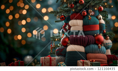 Christmas decor made from soft yarn | Warmth Design 121108435