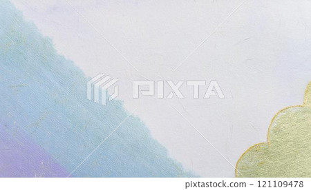 Background material with an elegant Japanese-style image in pale colors (AI-generated material) 121109478