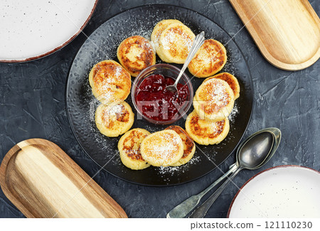 Cheese pancakes, syrniki. Cheese pancakes, syrniki. 121110230