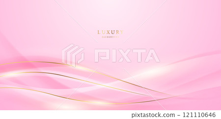 Abstract background design, modern pink and gold geometric element design. Abstract background design, modern pink and gold geometric element design. 121110646
