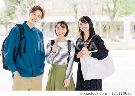 College student group campus College student group campus 121110683