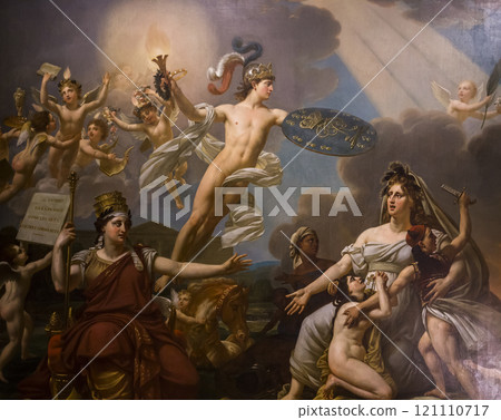 Sully wing, The Louvre, Paris, France 121110717