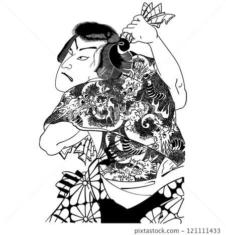 [Onoue Kikugorou] - [Toyohara Kunichika] 121111433