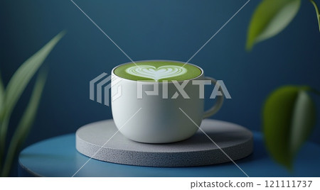 Matcha latte tasty healthy drinks for relax 121111737