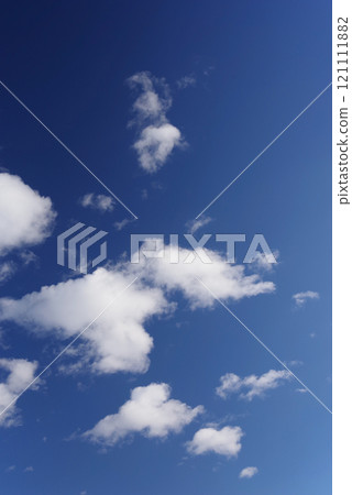 天藍天雲風景自然背景素材背景 121111882