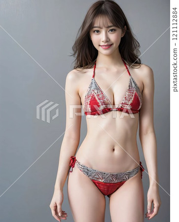 Woman in a sexy swimsuit 121112884