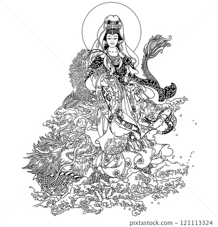 [Goddess of Mercy] - [Head of the Oreryu Sohonke School] 121113324