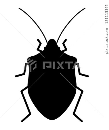 Stink bug silhouette 121115365