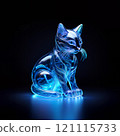 Glass cat object 121115733