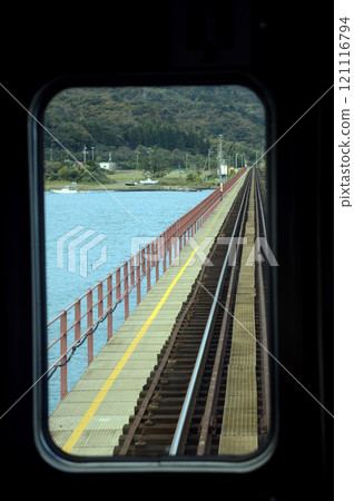 River and railway line River and railway line 121116794