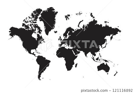 World map flat earth geography Globe similar worldmap 121116892