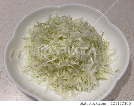 盤中切碎的捲心菜16 121117360
