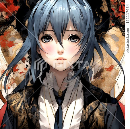 [Illustration material] Tsubakihime 2/Anime/Girls' manga/Analog/Watercolor/Original/Cute/Cool/Gekiga 121117684