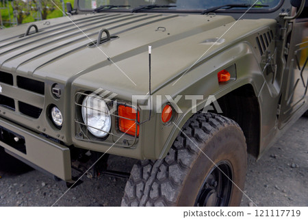 中部日本陸上自衛隊富士學校紀念活動展示車 高機動車輛（巨型巡洋艦）靜岡縣小山町的形象 121117719