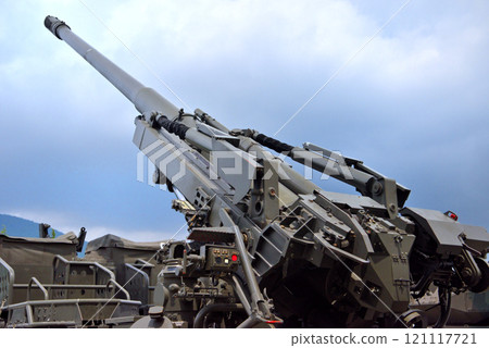 日本中部陸上自衛隊/富士學校紀念活動展示/新裝備19式輪式自行155公厘榴彈砲/靜岡縣小山町(1) 121117721