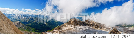 Breathtaking Panorama of the Hohe Tauern National Park in Kaprun, Austria 121117925