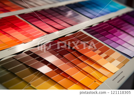 RAL sample colors catalogue 121118305