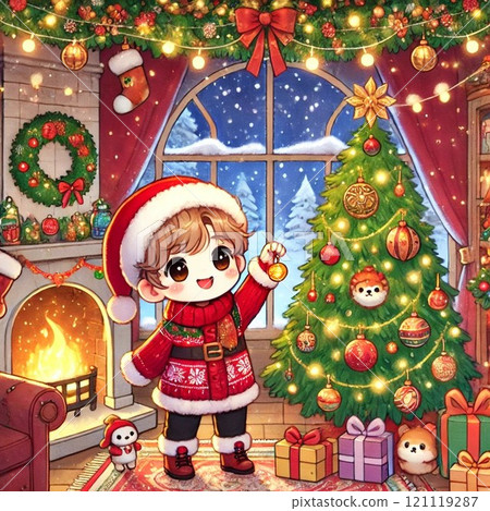 Christmas illustration 121119287