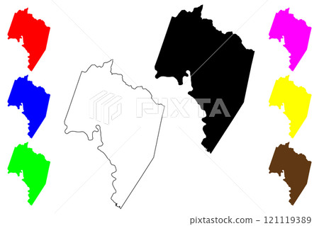 Charlotte County, Commonwealth of Virginia (U.S. county, United States of America, USA, U.S., US) map vector illustration, scribble sketch Charlotte map Charlotte County, Commonwealth of Virginia (U.S. county, United States of America, USA, U.S., US) map vector illustration, scribble sketch Charlotte map 121119389