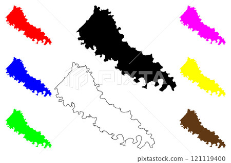 King William County, Commonwealth of Virginia (U.S. county, United States of America, USA, U.S., US) map vector illustration, scribble sketch King William map King William County, Commonwealth of Virginia (U.S. county, United States of America, USA, U.S., US) map vector illustration, scribble sketch King William map 121119400
