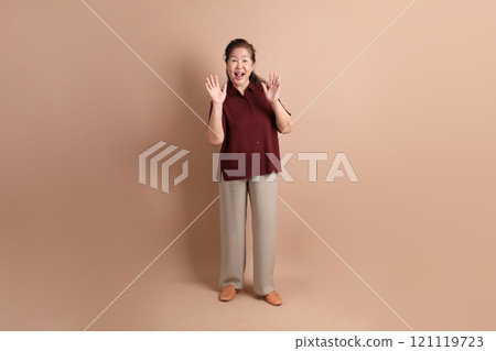 Senior East Asian Woman Senior East Asian Woman 121119723