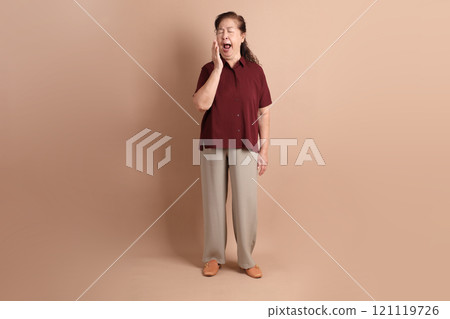 Senior East Asian Woman Senior East Asian Woman 121119726
