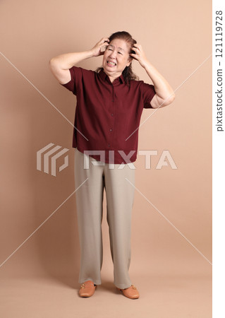 Senior East Asian Woman Senior East Asian Woman 121119728
