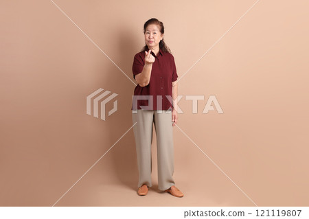Senior East Asian Woman Senior East Asian Woman 121119807