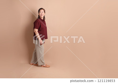 Senior East Asian Woman Senior East Asian Woman 121119853