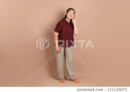 Senior East Asian Woman Senior East Asian Woman 121120073