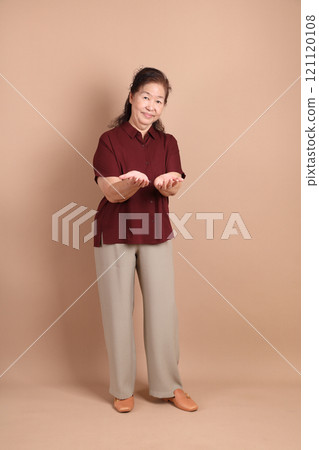 Senior East Asian Woman 121120108