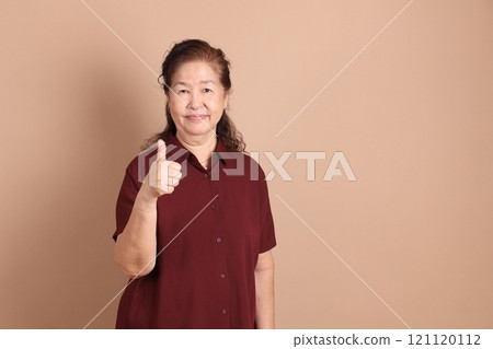 Senior East Asian Woman Senior East Asian Woman 121120112